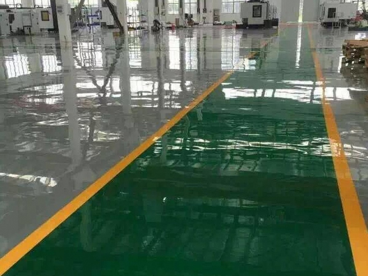环氧地坪漆 - 杭州环氧地坪漆施工案例：谋成地坪地下车库，耐磨耐压、洁净防尘。浙江专业环氧地坪漆