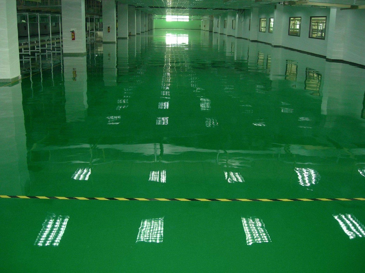 环氧地坪漆 - 黄石环氧地坪漆施工案例：谋成地坪仓库地面，环氧砂浆、环氧自流平、防静电环氧。湖北