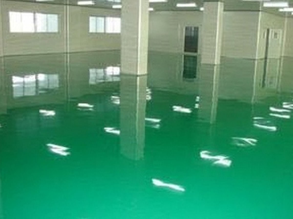 环氧地坪漆 - 济南环氧地坪漆施工案例：谋成地坪实验室，环氧树脂地坪漆。山东专业环氧地坪漆厂家，
