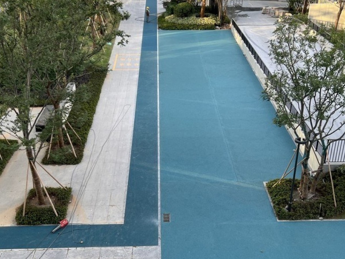 冷拌沥青 - 武汉冷拌沥青施工案例：谋成地坪乡村道路，冷拌改性沥青路面。湖北专业冷拌沥青厂家，