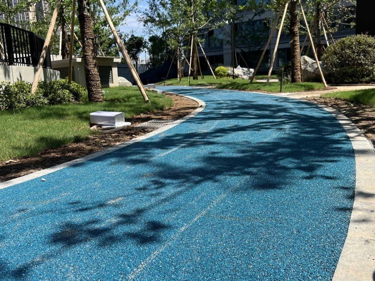 冷拌沥青 - 武汉冷拌沥青施工案例：谋成地坪市政道路，冷拌改性沥青路面。湖北专业冷拌沥青厂家，