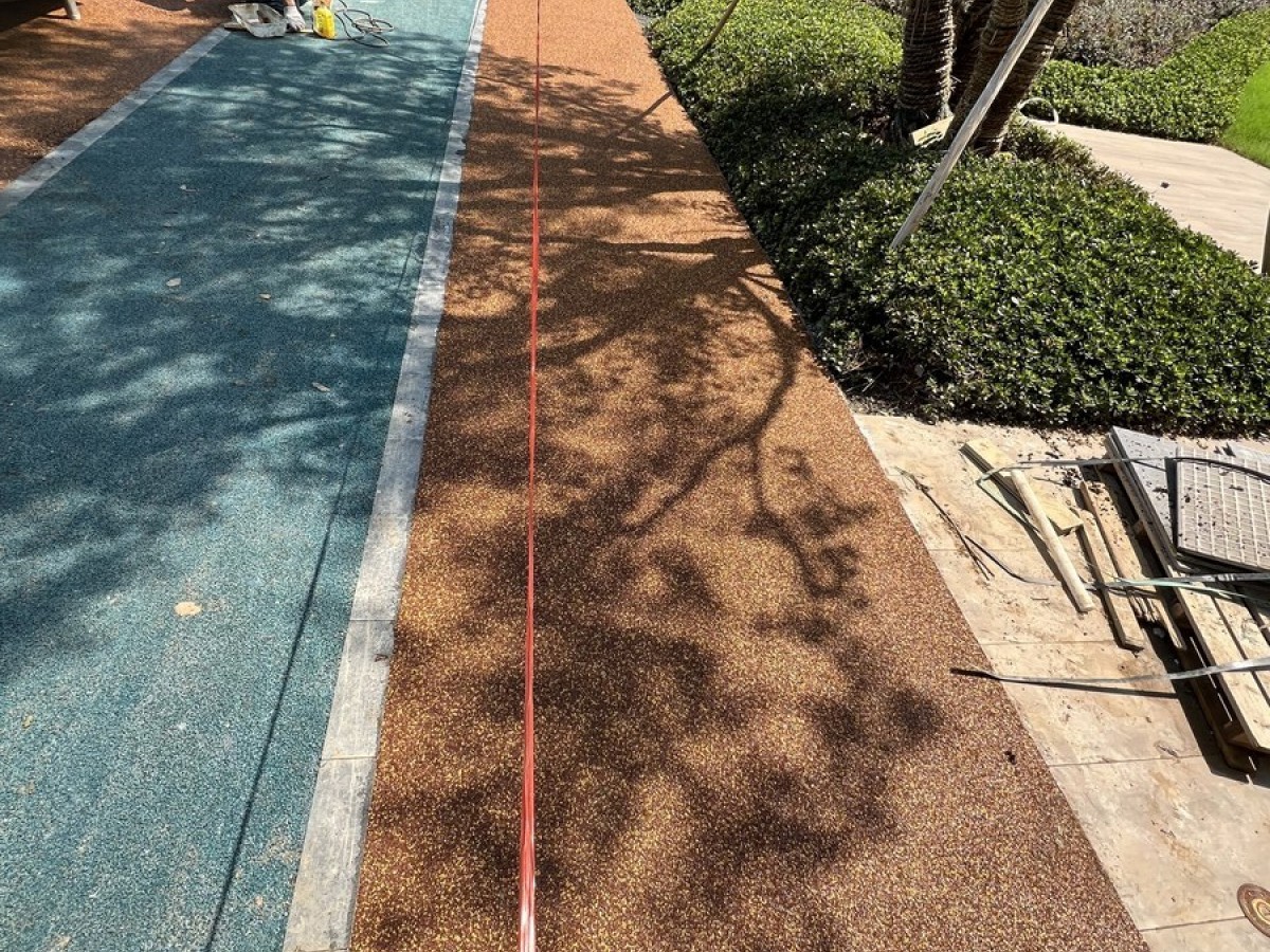 冷拌沥青 - 郑州冷拌沥青施工案例：谋成地坪景区道路，常温拌合无需加热。河南专业冷拌沥青厂家，