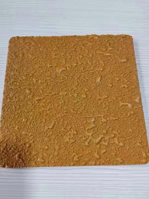 彩色防滑路面 - 芜湖彩色防滑路面施工案例：谋成地坪自行车道，彩色陶瓷颗粒防滑路面。安徽专业彩色防