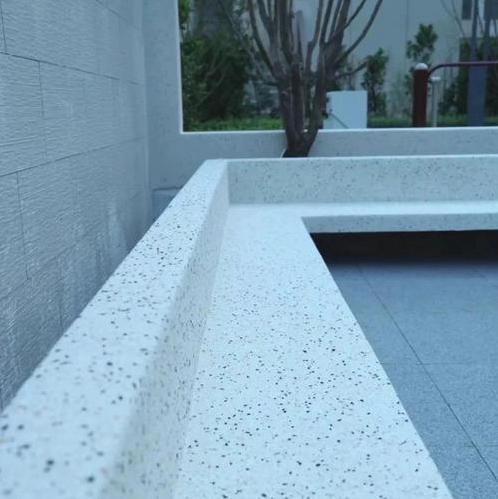 水洗石 - 杭州水洗石施工案例：谋成地坪商业空间，艺术装饰效果。浙江专业水洗石厂家，设计施工
