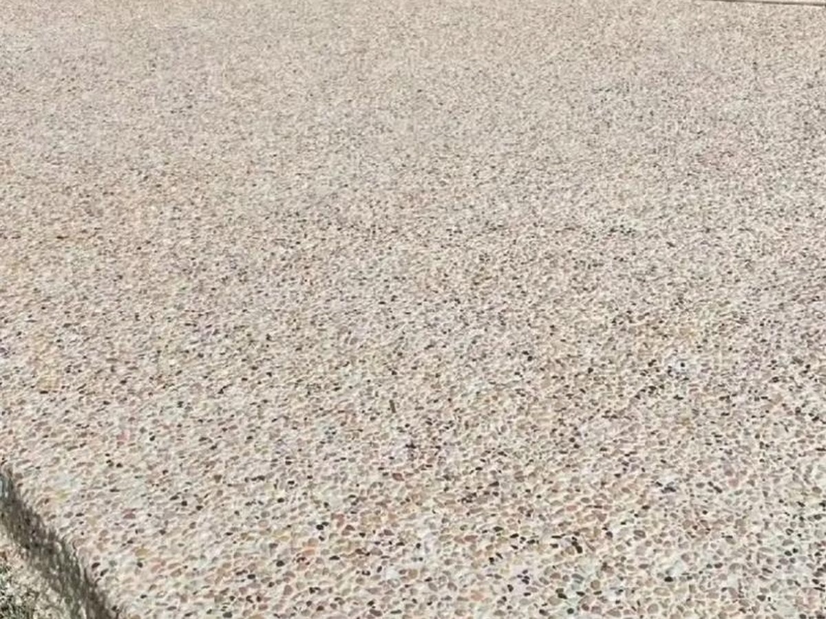 水洗石 - 温州水洗石施工案例：谋成地坪园林景观，防滑耐磨。浙江专业水洗石厂家，设计施工一体