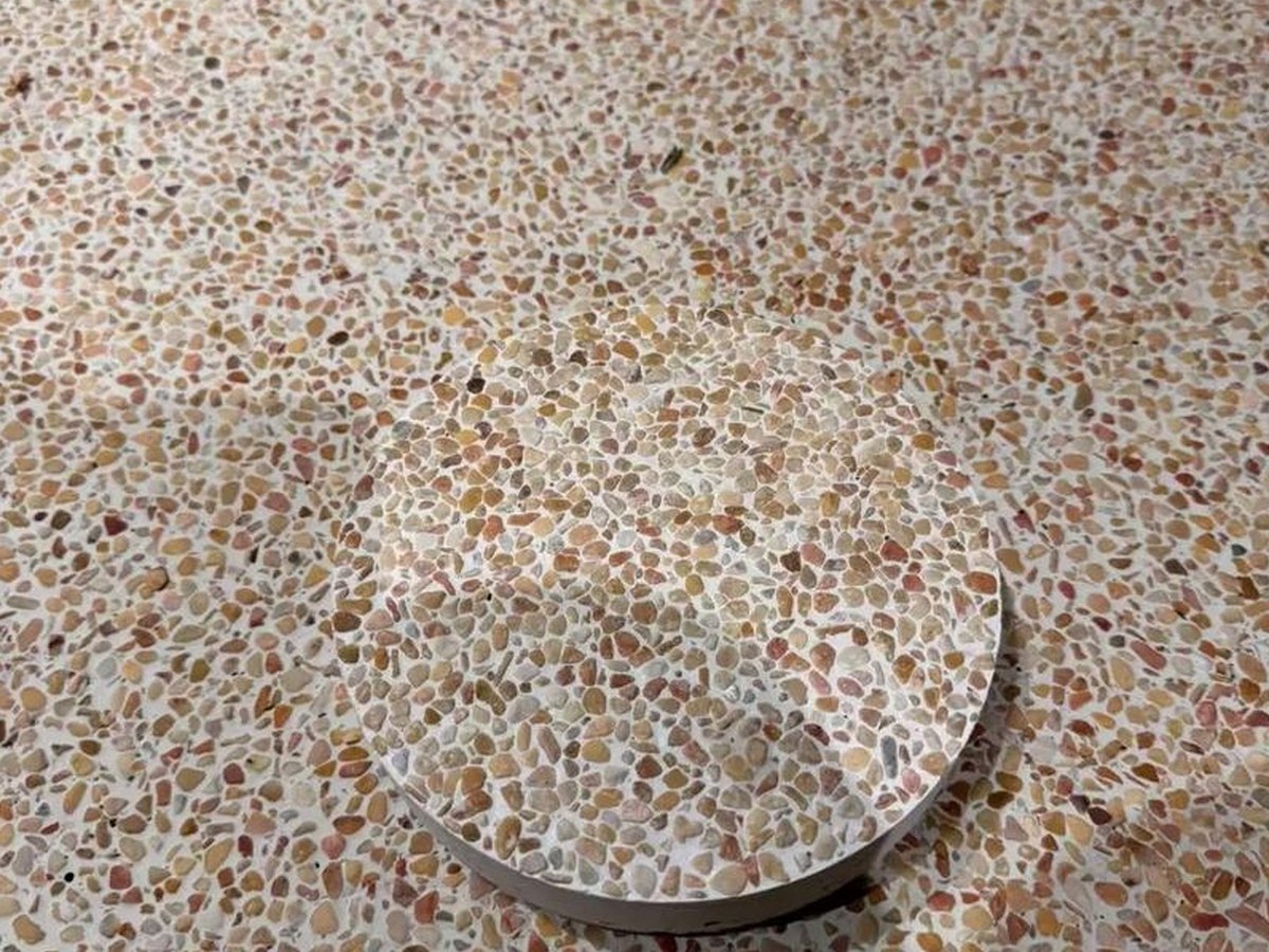水洗石 - 武汉水洗石施工案例：谋成地坪酒店大堂，防滑耐磨。湖北专业水洗石厂家，设计施工一体