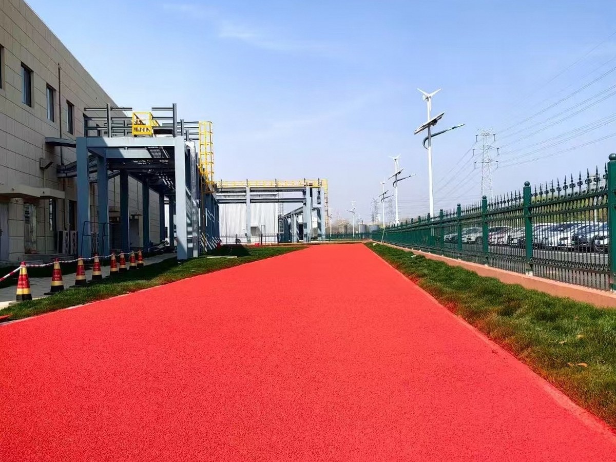 塑胶地坪 - 杭州塑胶地坪施工案例：谋成地坪篮球场，6-8年使用寿命。浙江专业塑胶地坪厂家，设