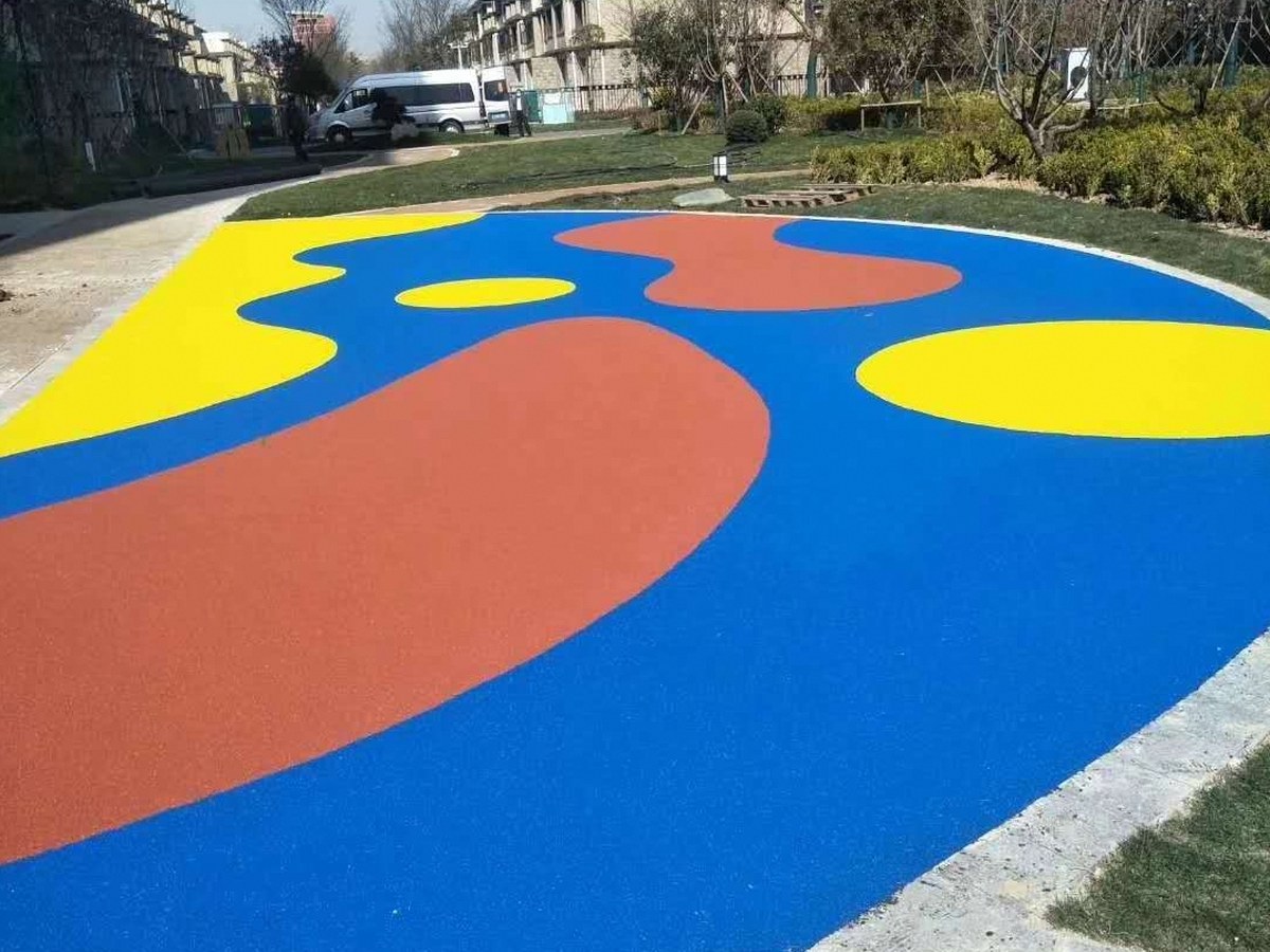塑胶地坪 - 郑州塑胶地坪施工案例：谋成地坪幼儿园，环保无毒。河南专业塑胶地坪厂家，设计施工一