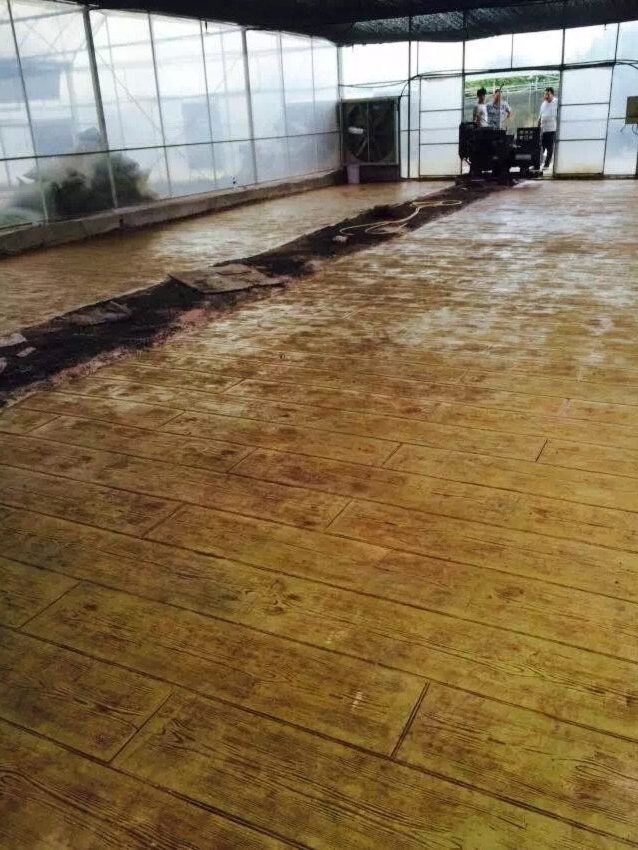 芜湖艺术压模地坪完工案例实拍 - 谋成地坪